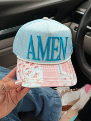 Floral Amen Hat