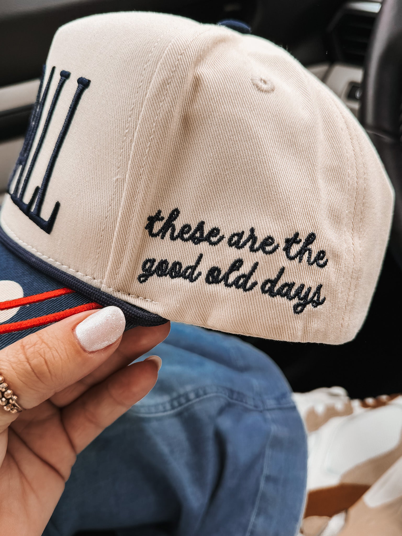 Polka Dot Baseball Hat