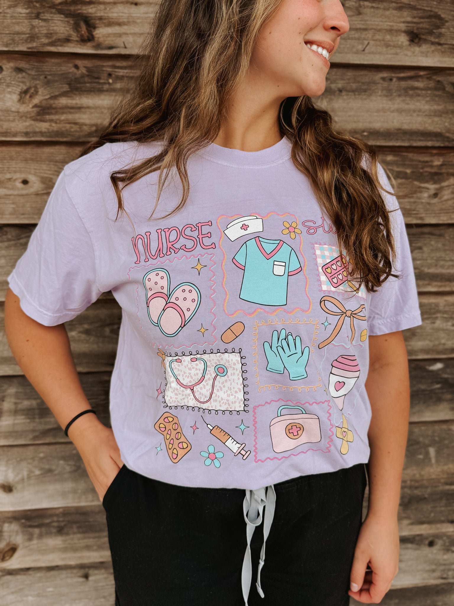 Nurse Stuff Orchid Tee