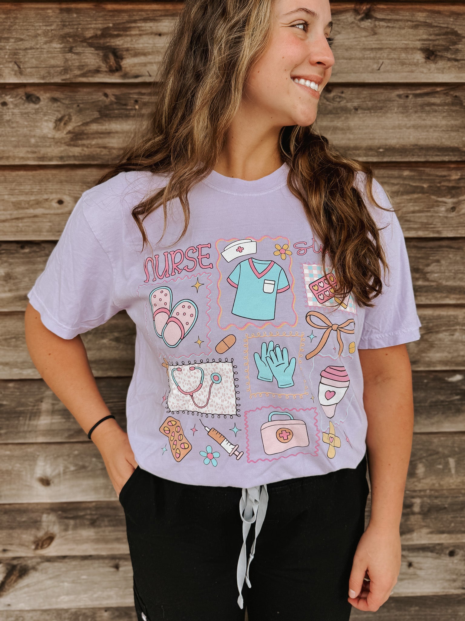 Nurse Stuff Orchid Tee