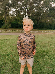 Youth Burlebo Performance Hoodie - Gauge Camo