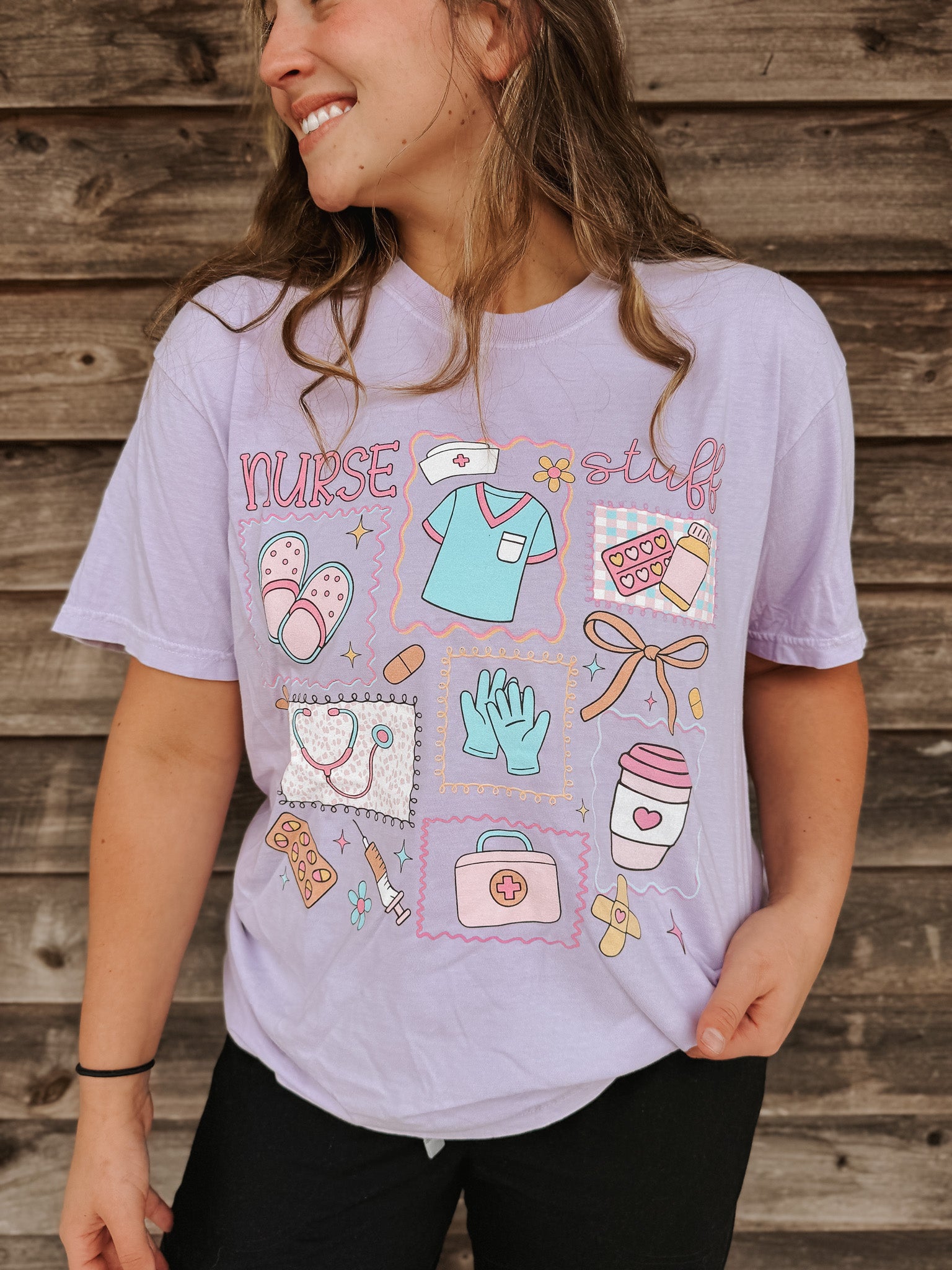 Nurse Stuff Orchid Tee