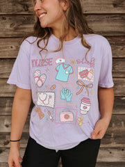 Nurse Stuff Orchid Tee
