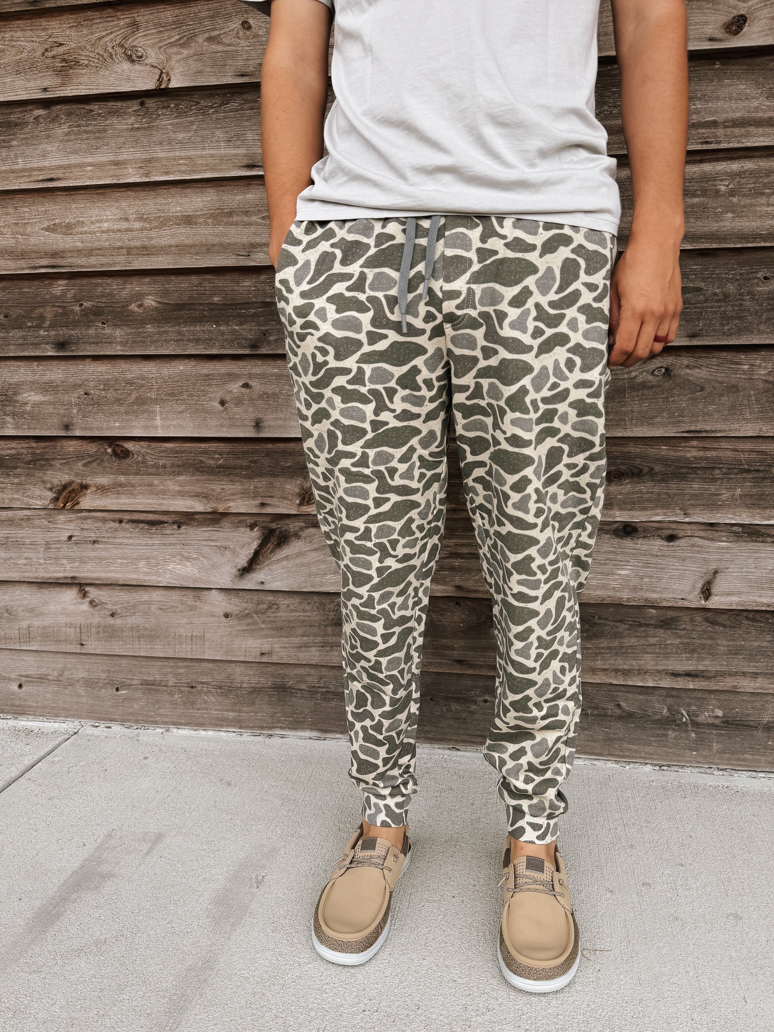 Men's Burlebo Fleece Jogger - Classic Deer Camo