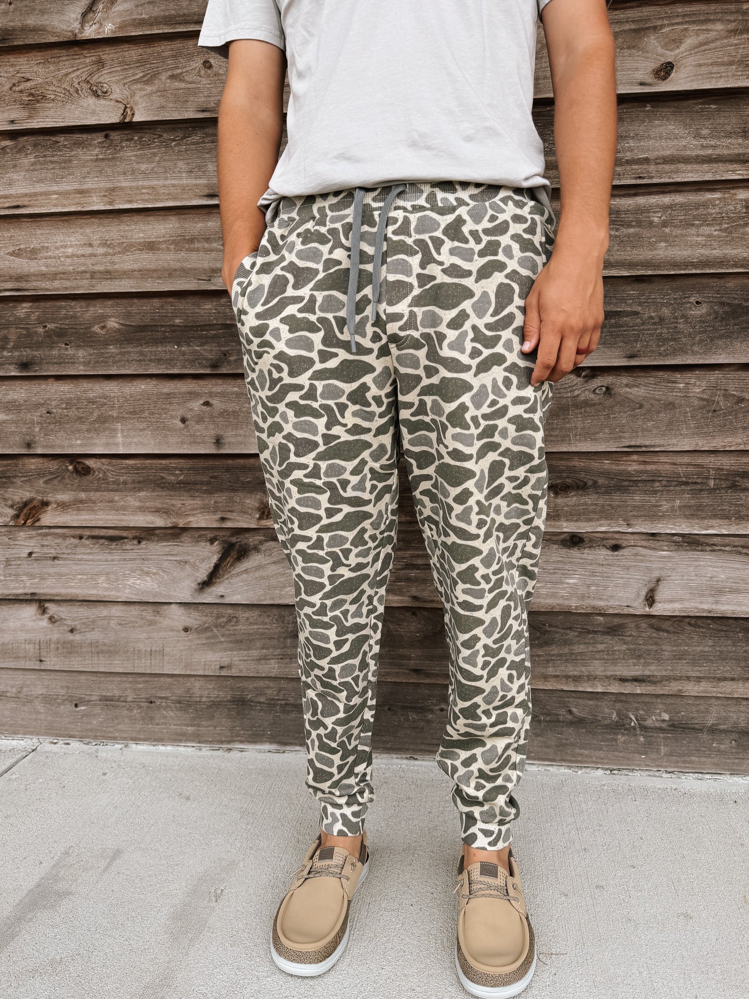 Men's Burlebo Fleece Jogger - Classic Deer Camo