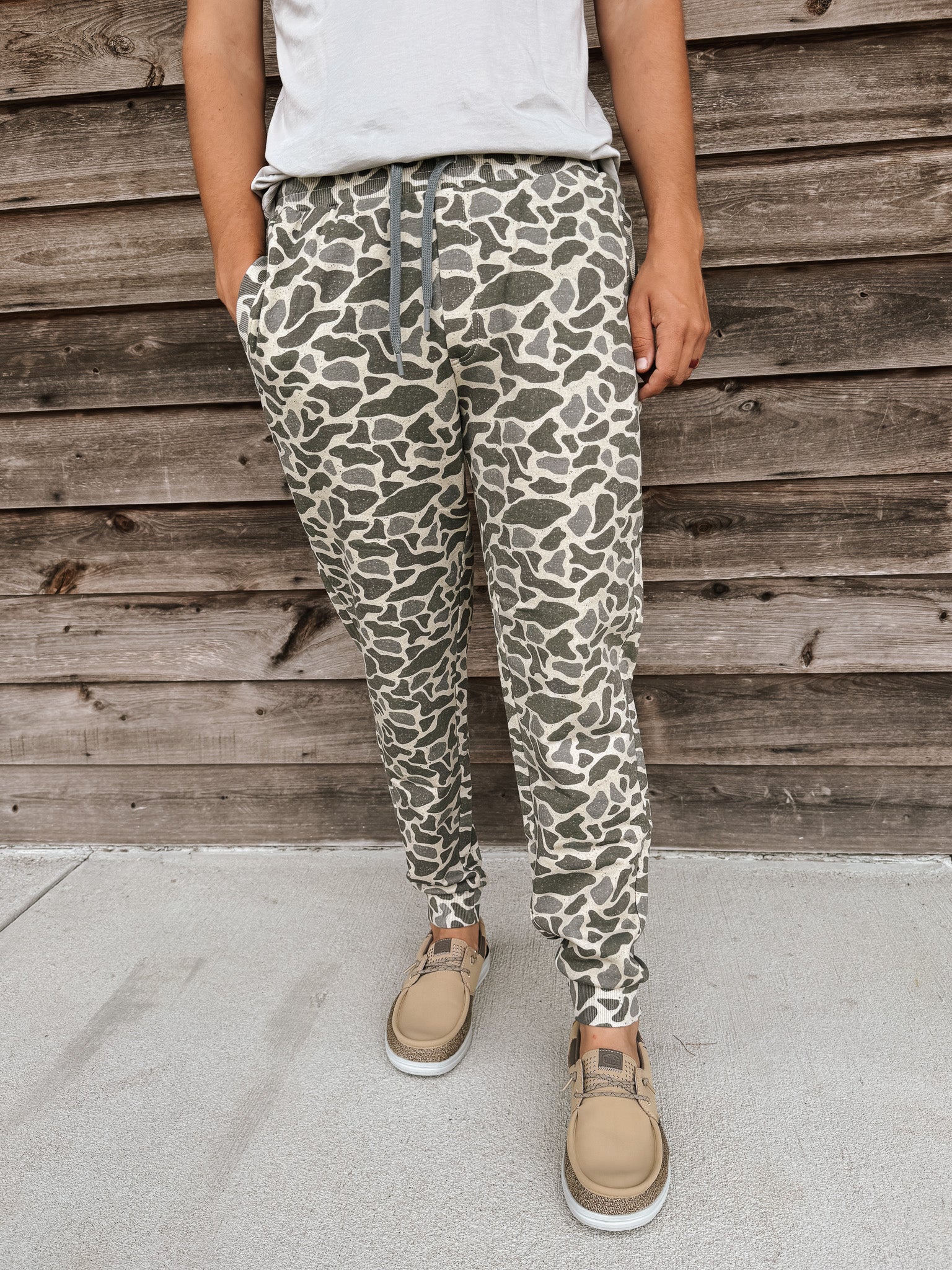 Men's Burlebo Fleece Jogger - Classic Deer Camo