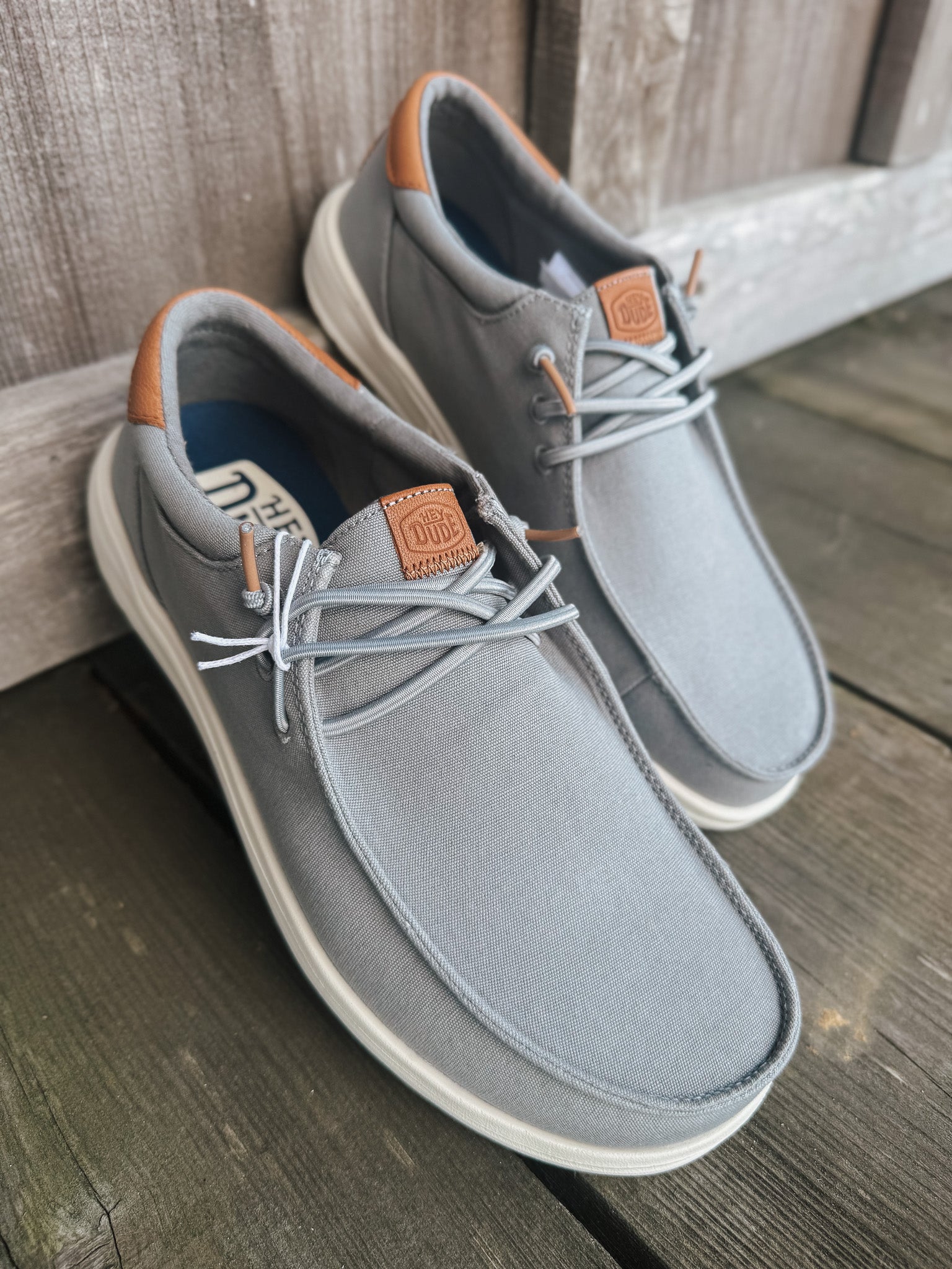 Men's Hey Dude Paul Canvas in Monument Grey