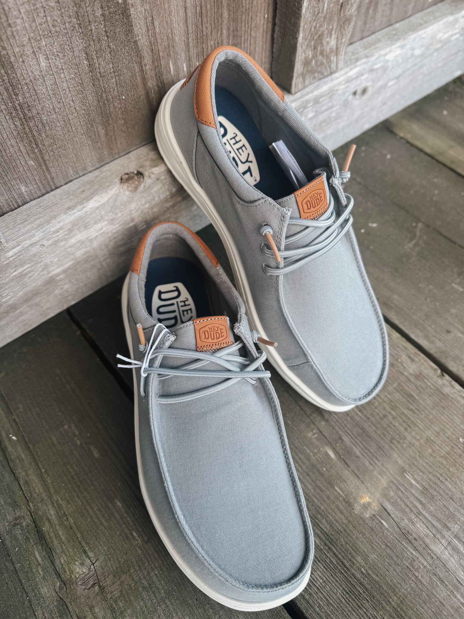 Men's Hey Dude Paul Canvas in Monument Grey
