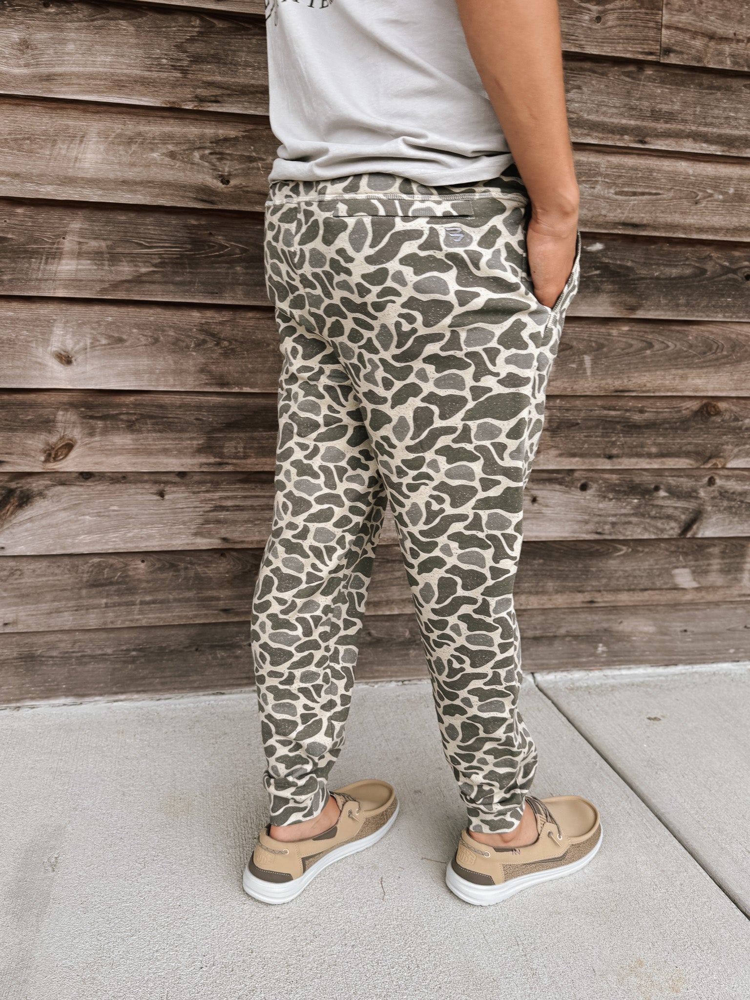 Men's Burlebo Fleece Jogger - Classic Deer Camo
