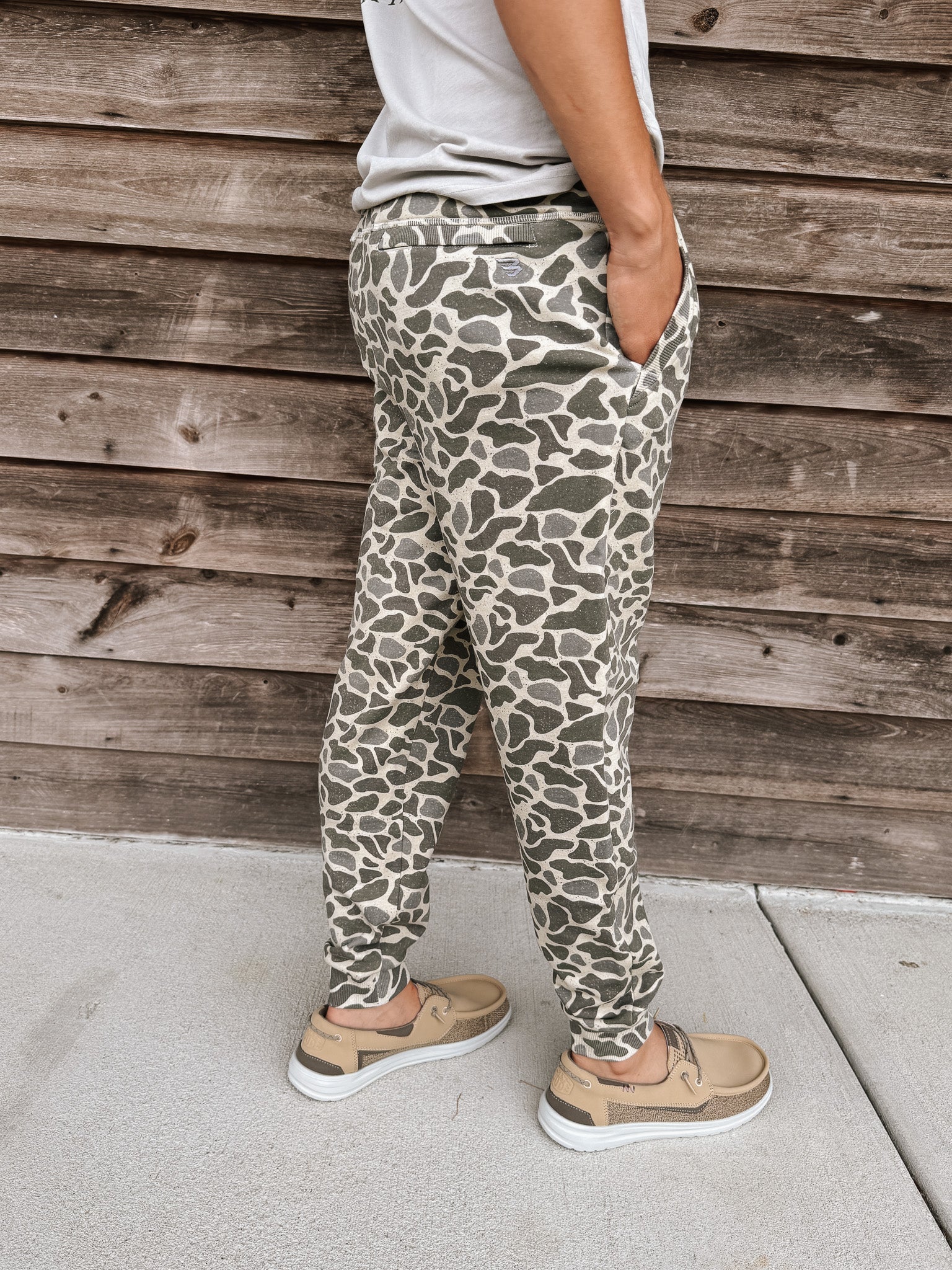 Men's Burlebo Fleece Jogger - Classic Deer Camo
