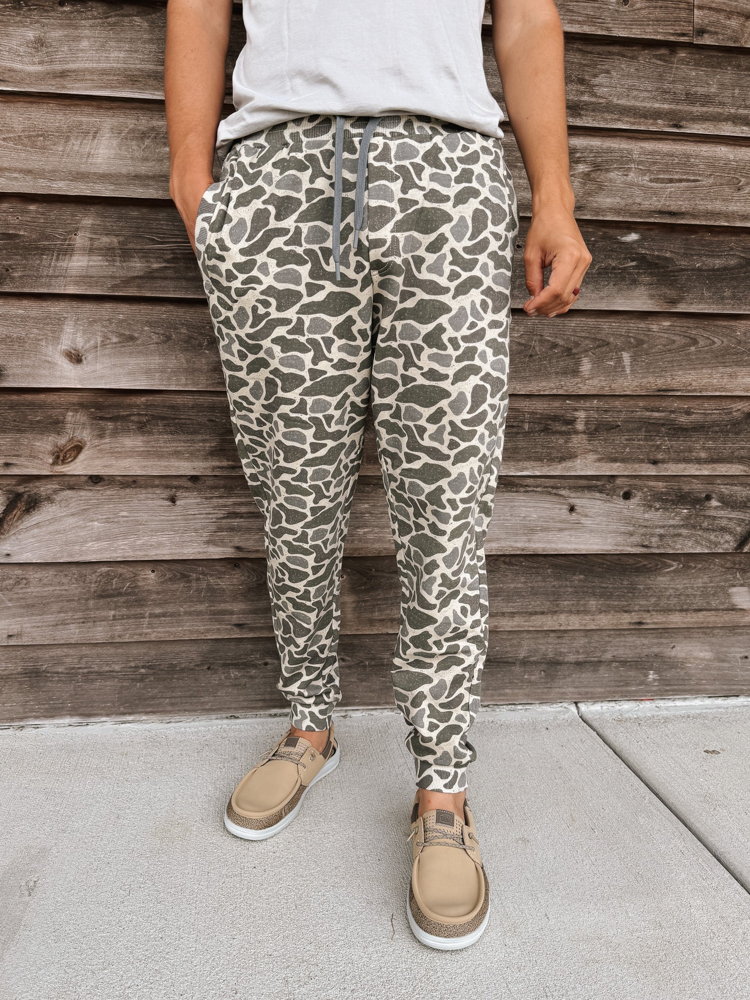 Men's Burlebo Fleece Jogger - Classic Deer Camo