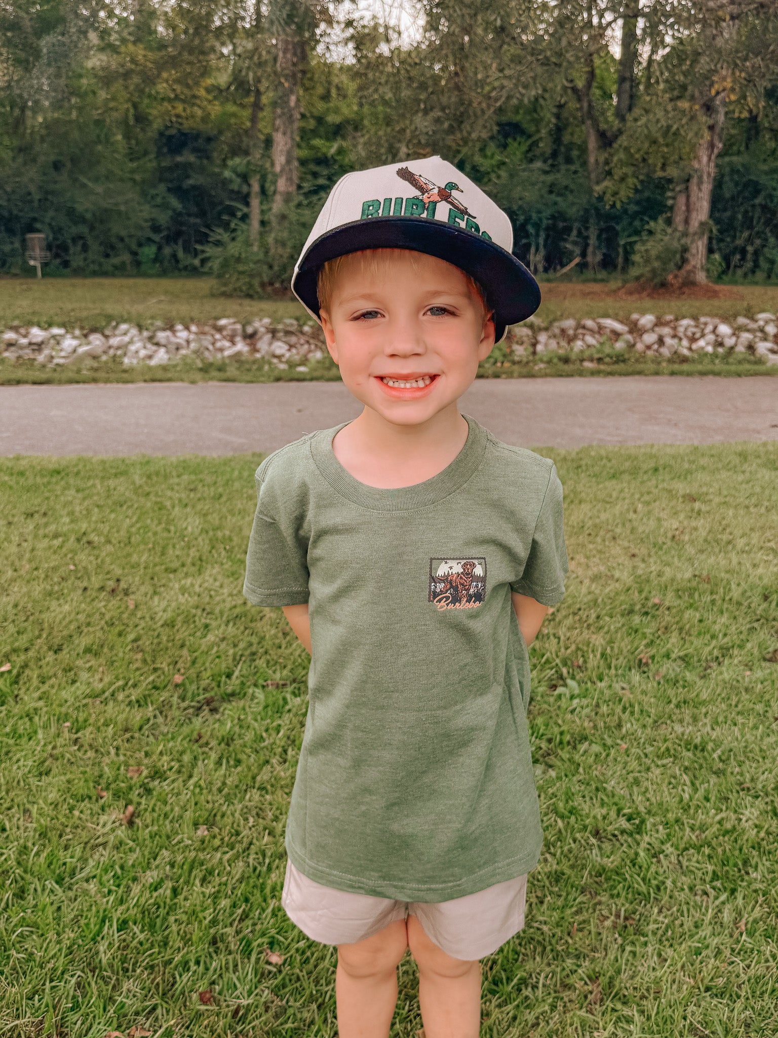 Burlebo Youth Duck Dog Stamp T-Shirt