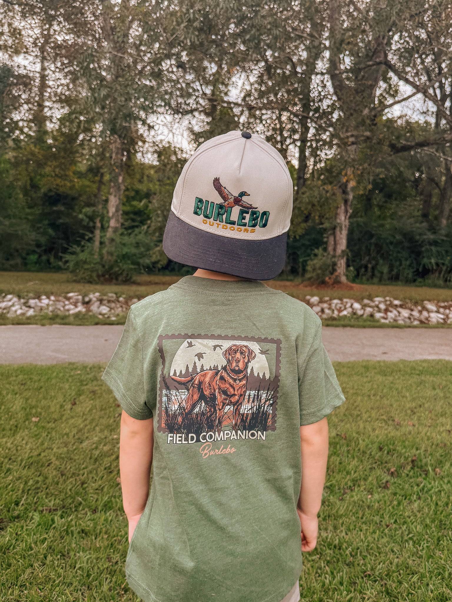 Burlebo Youth Duck Dog Stamp T-Shirt