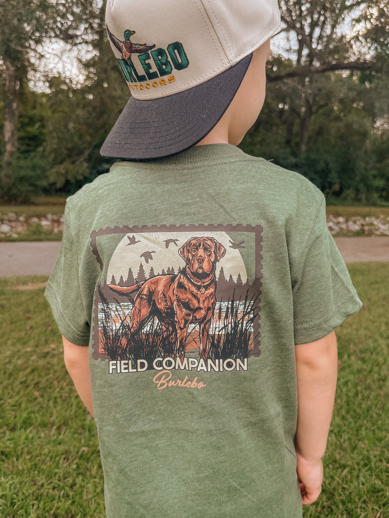 Burlebo Youth Duck Dog Stamp T-Shirt