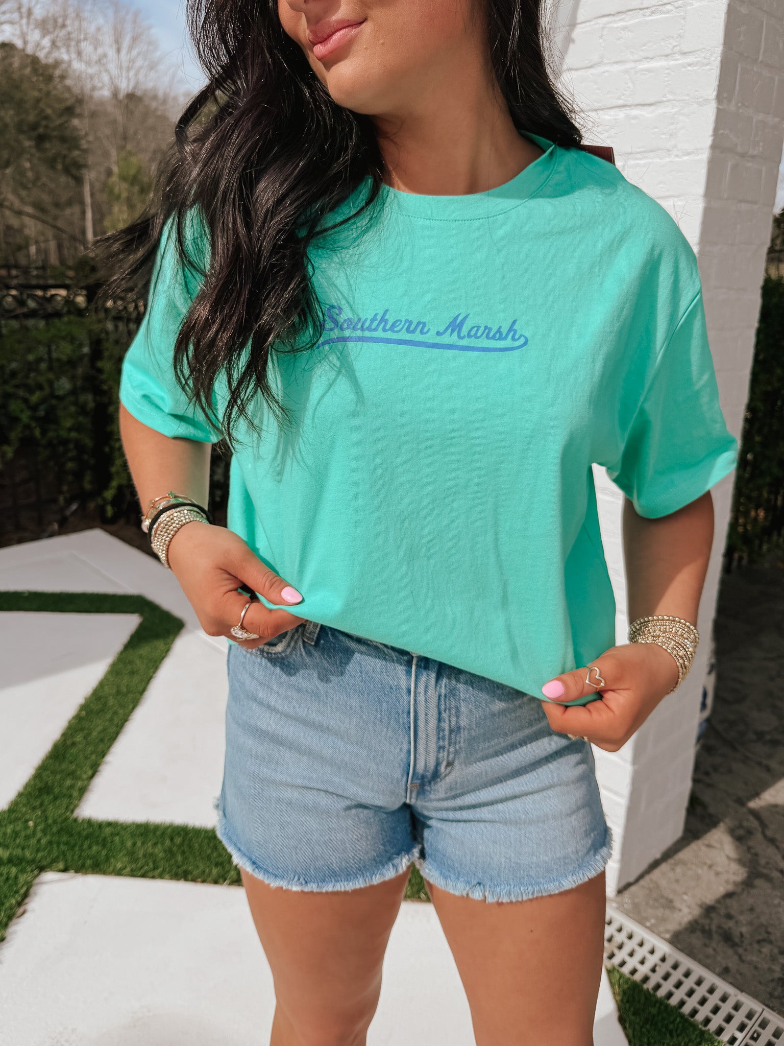 Southern Marsh Women's Southernclassics Ballpark Trademark Comfort Tee