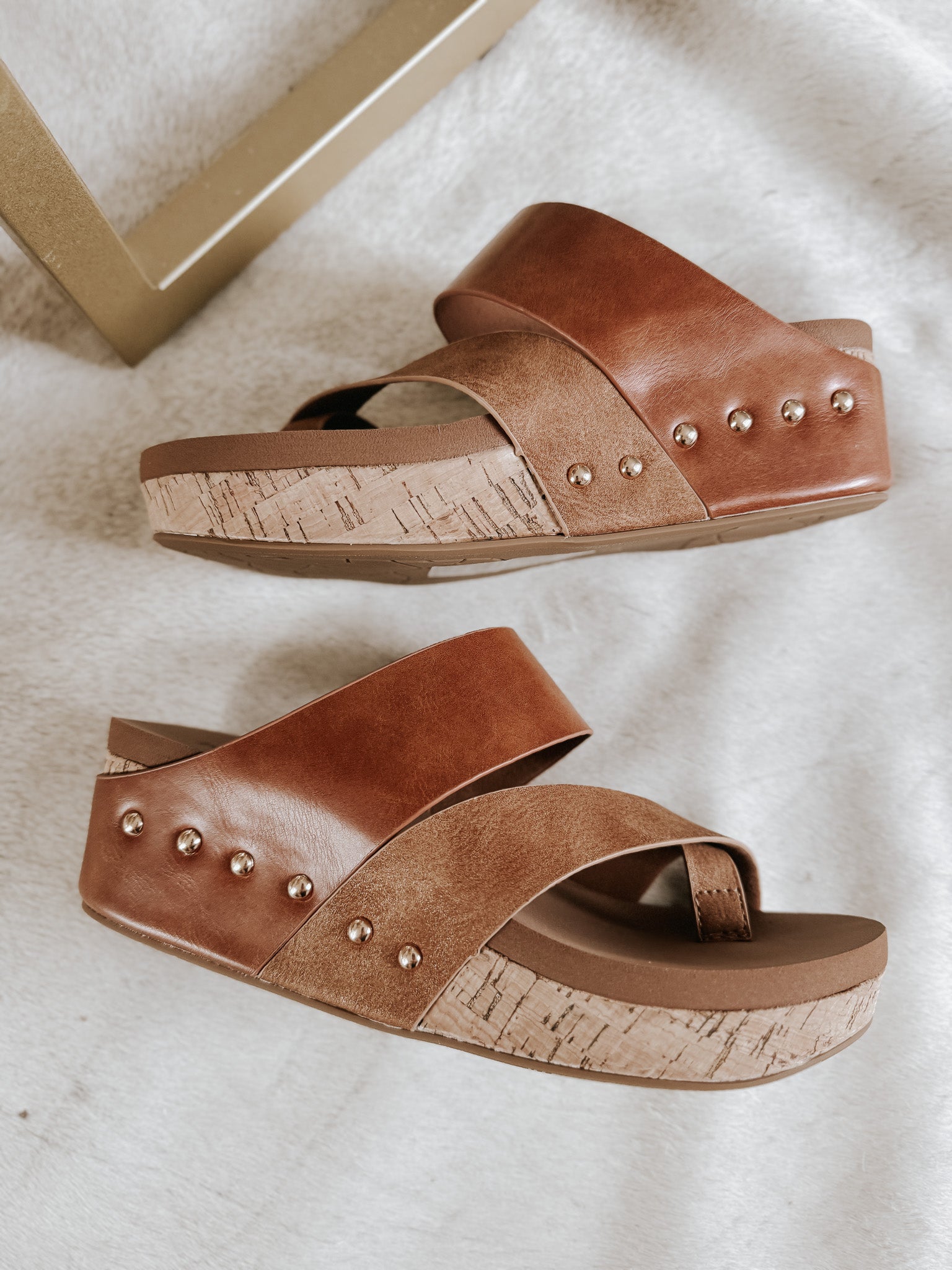There She Goes Wedge Sandals