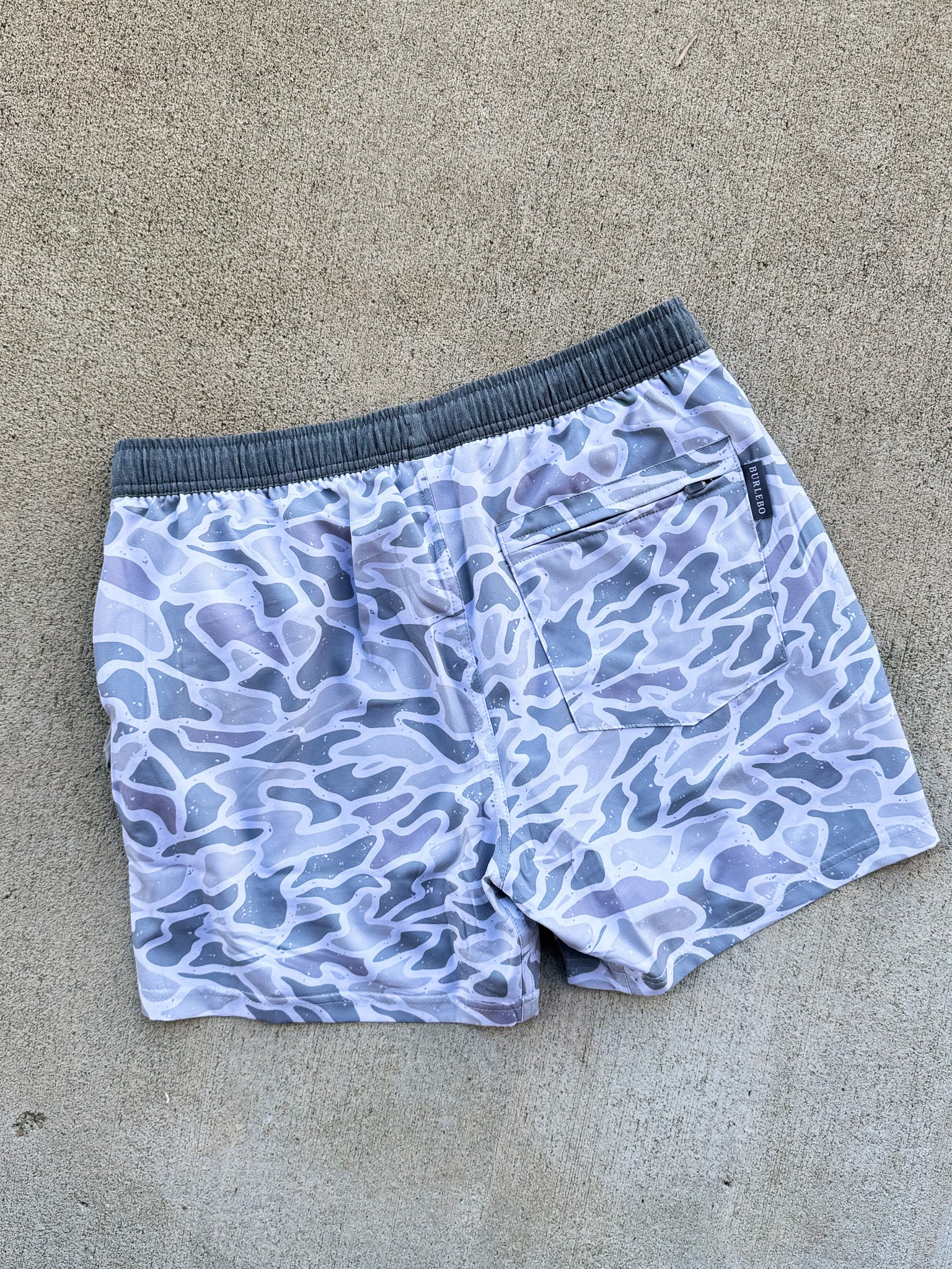 Men's Burlebo Athletic Shorts - White Camo