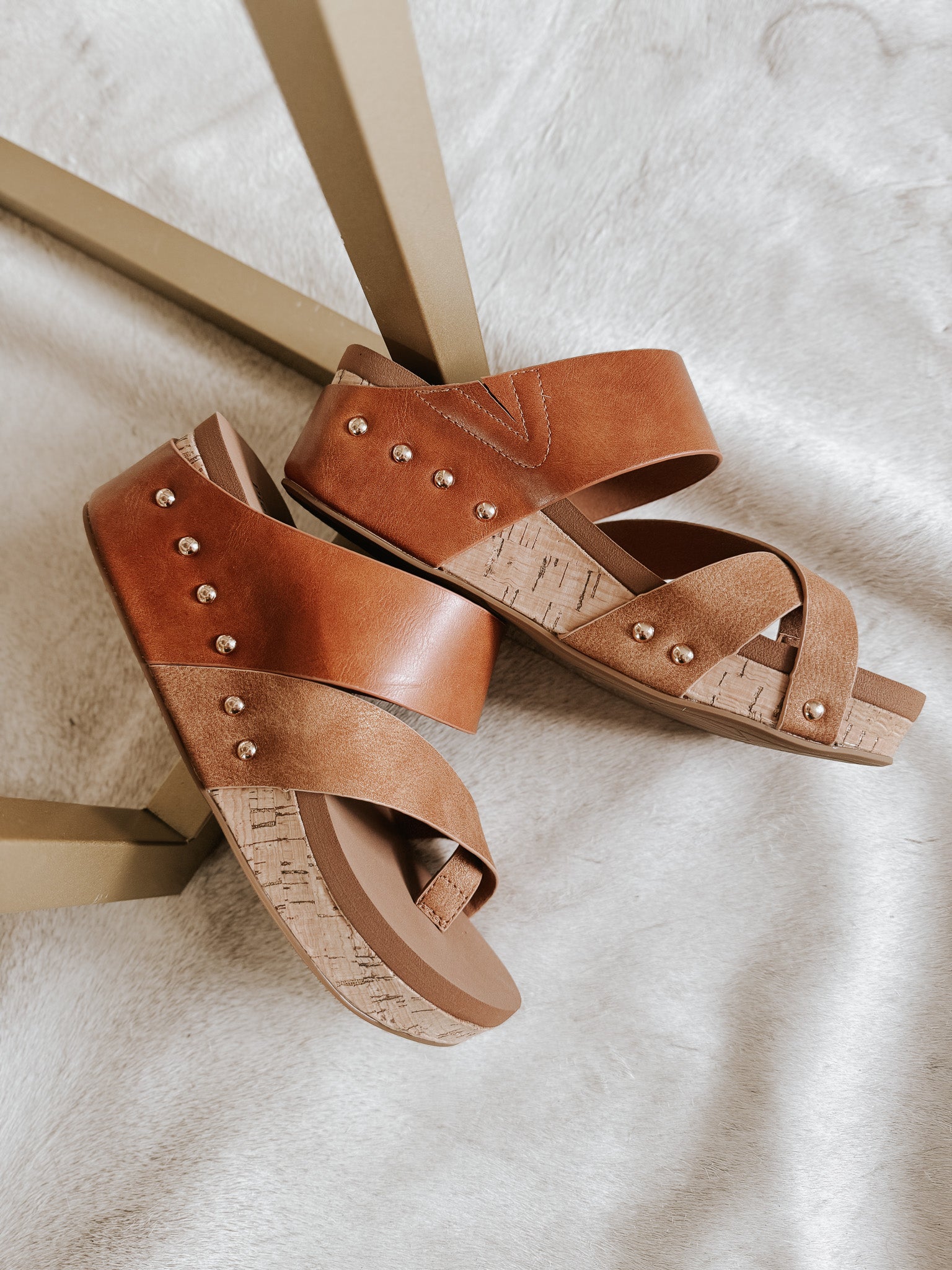 There She Goes Wedge Sandals