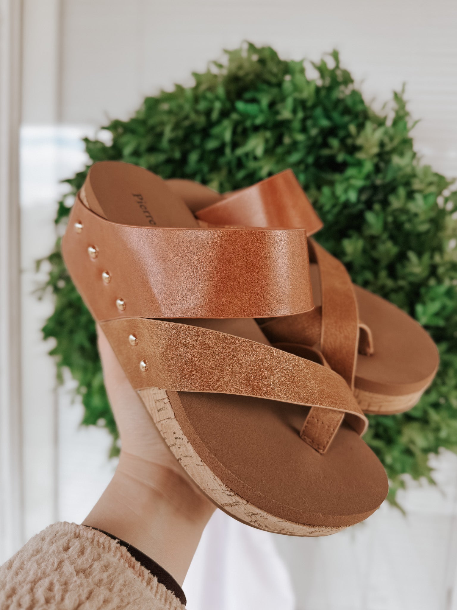 There She Goes Wedge Sandals