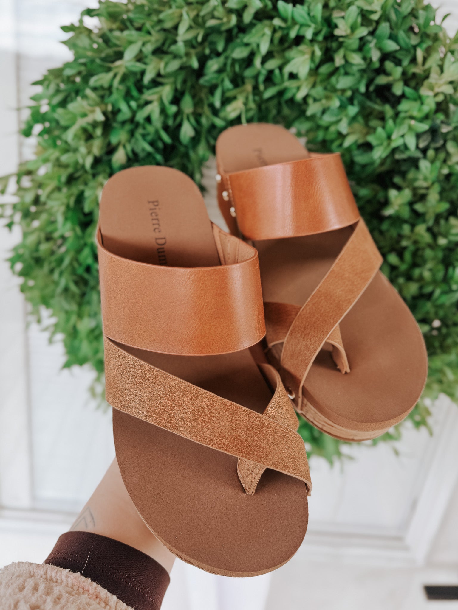 There She Goes Wedge Sandals