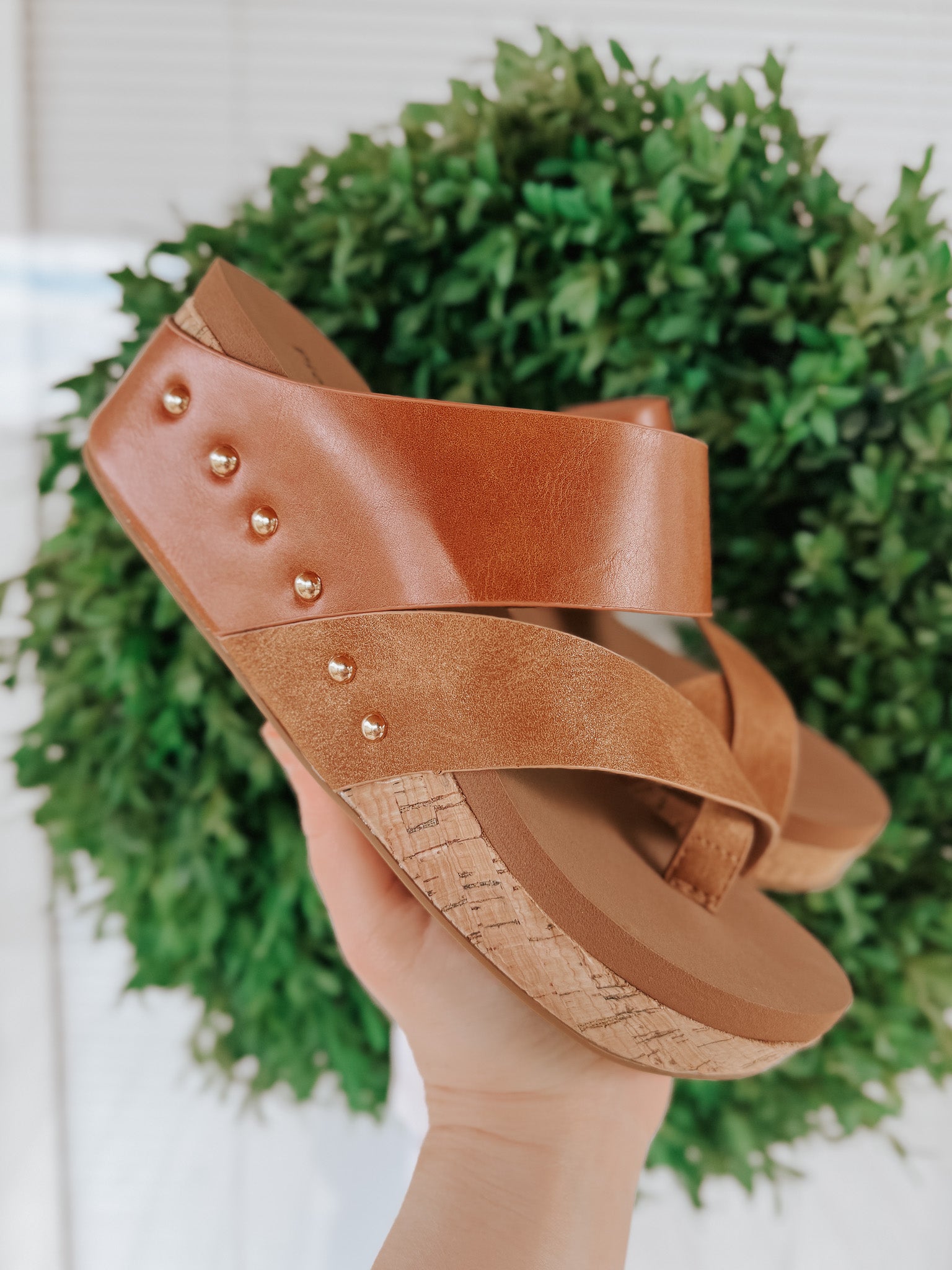 There She Goes Wedge Sandals