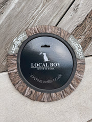 Local Boy Outfitters Steering Wheel Cover in Bottomland