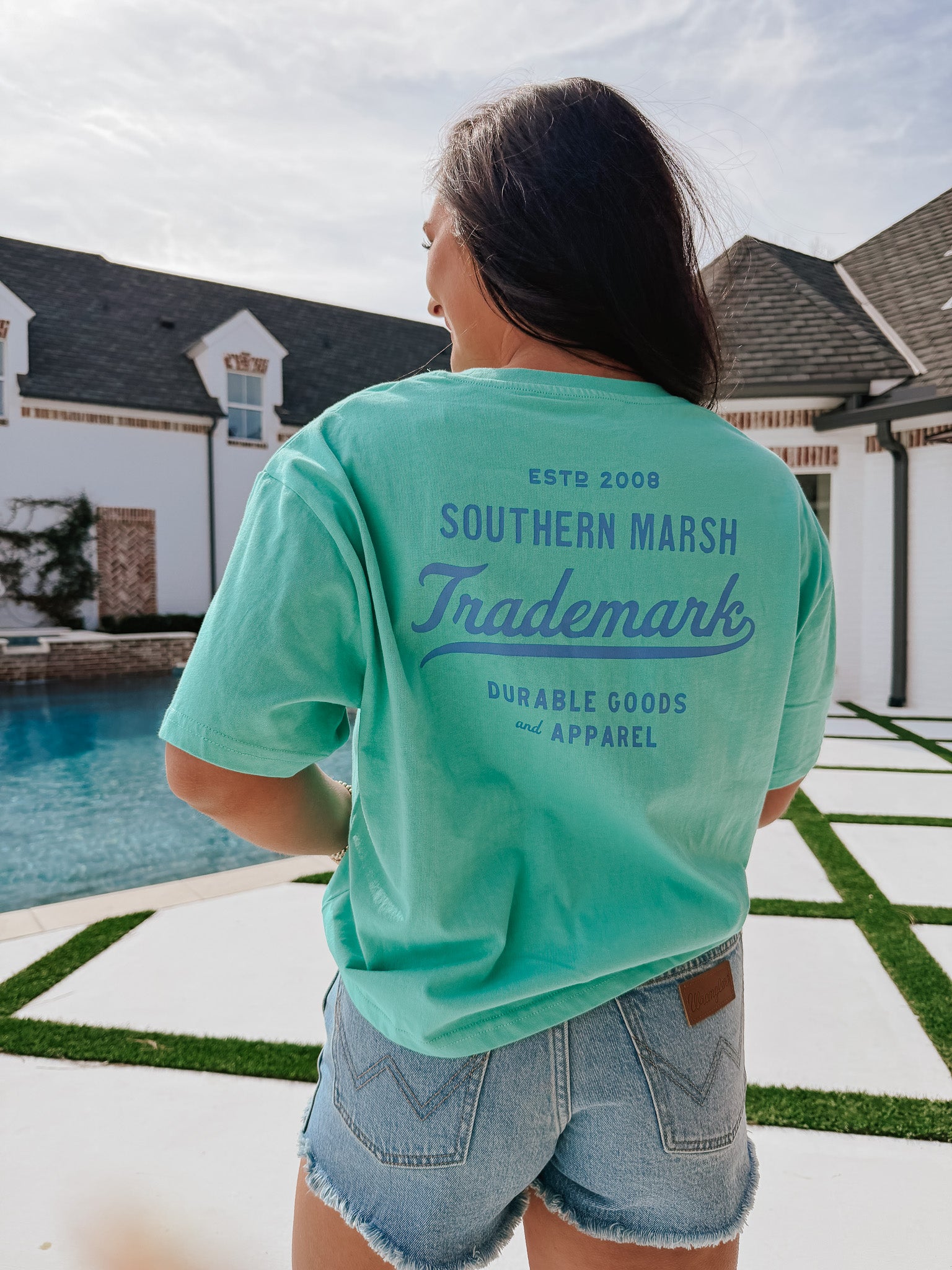 Southern Marsh Women's Southernclassics Ballpark Trademark Comfort Tee