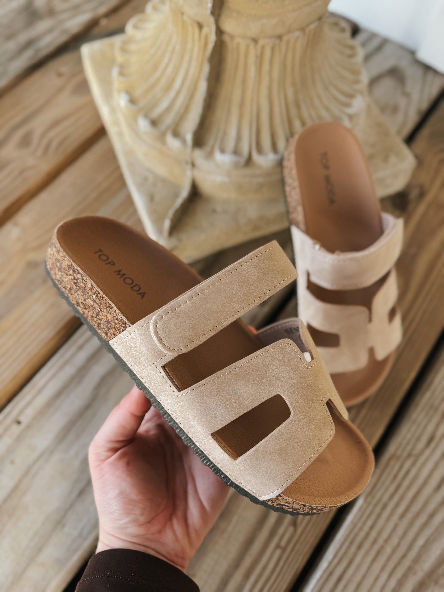 Time After Time Beige Sandals