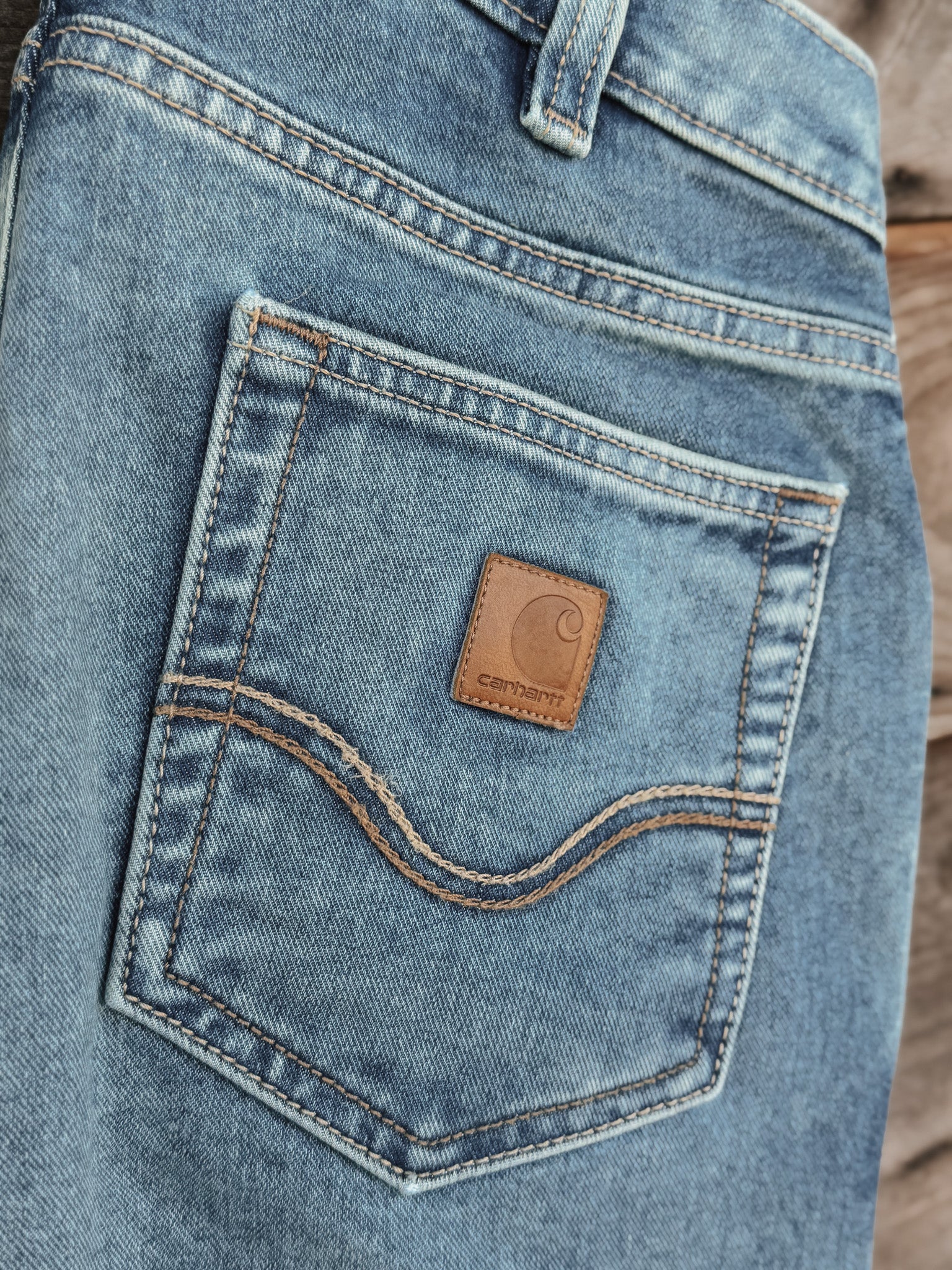 Carhartt Men's Relaxed Bootcut Rugged Flex® Jeans in Bluestem