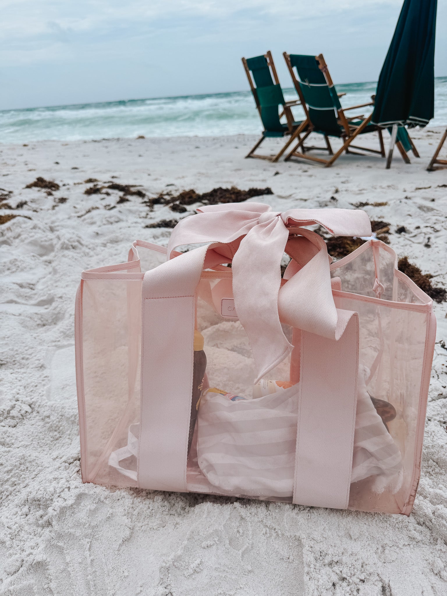 Case-Mate Bow Jelly Tote Bag - Ballet Pink