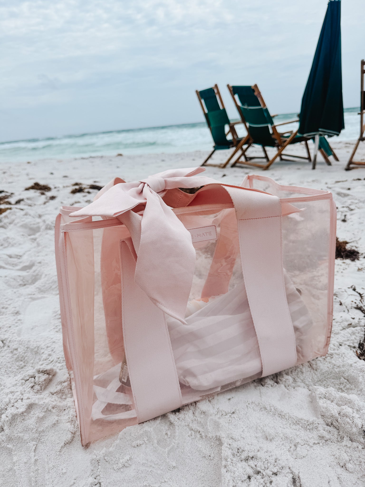 Case-Mate Bow Jelly Tote Bag - Ballet Pink