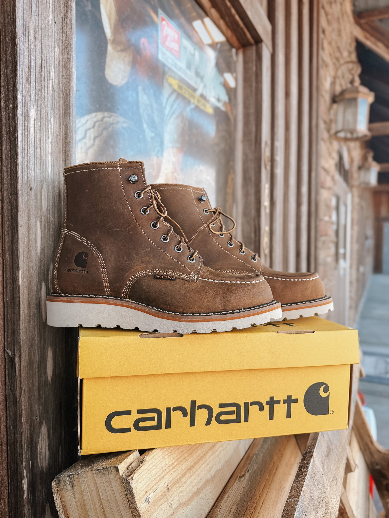 Women's Carhartt 6" Wedge Moc Toe Waterproof Boots
