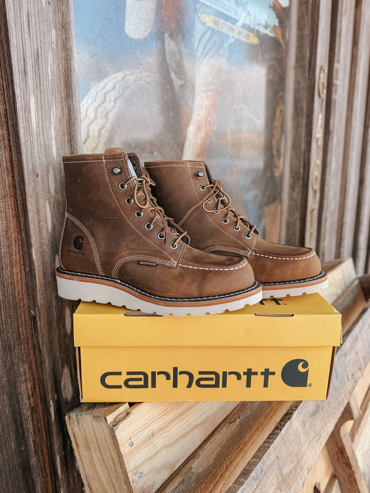 Women's Carhartt 6" Wedge Moc Toe Waterproof Boots
