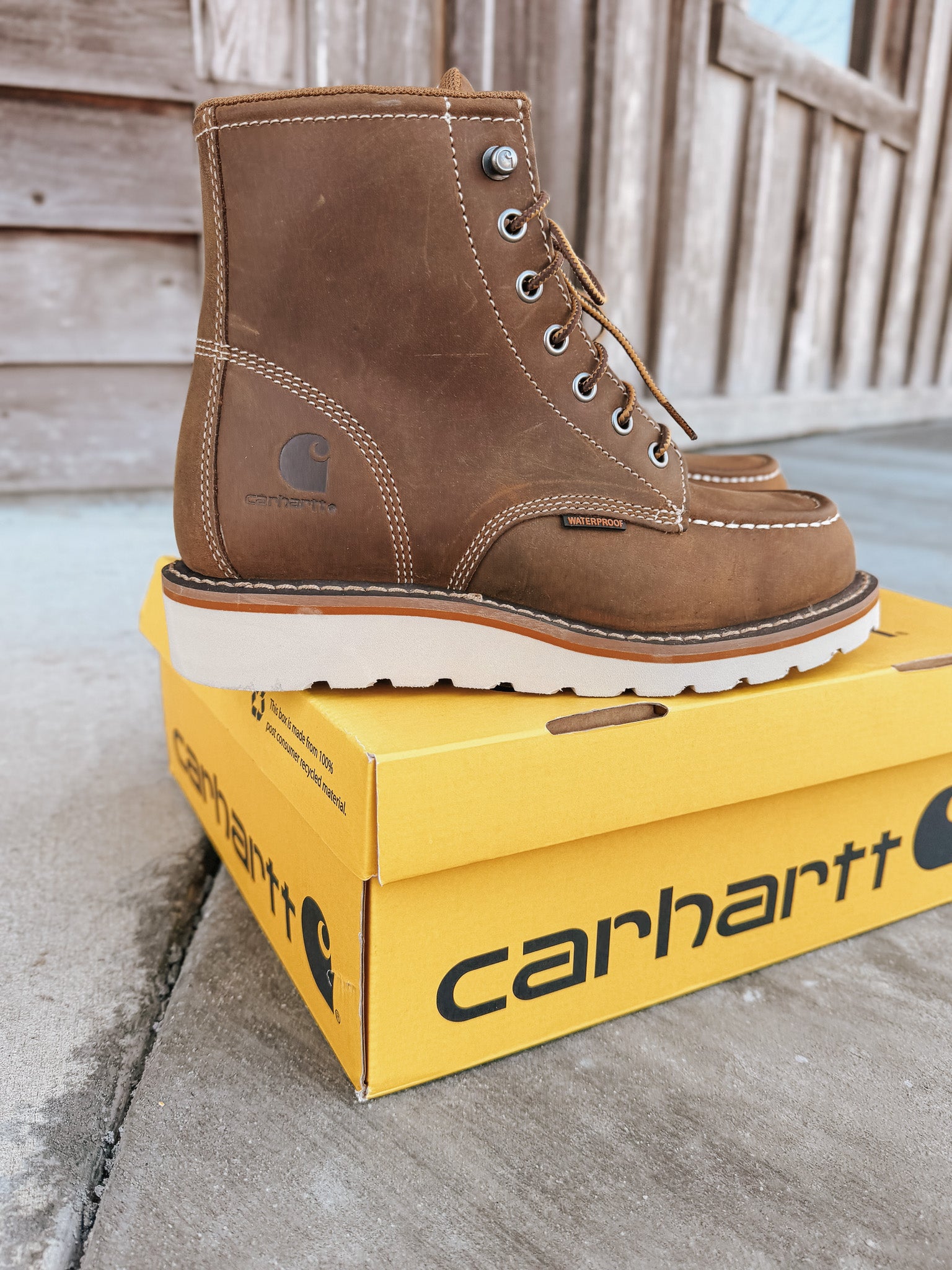 Women's Carhartt 6" Wedge Moc Toe Waterproof Boots