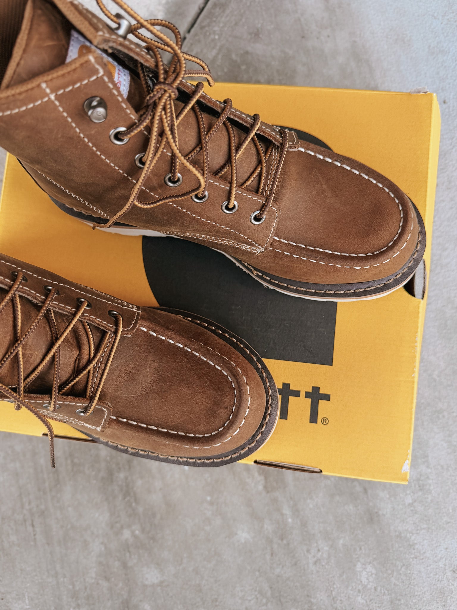 Women's Carhartt 6" Wedge Moc Toe Waterproof Boots