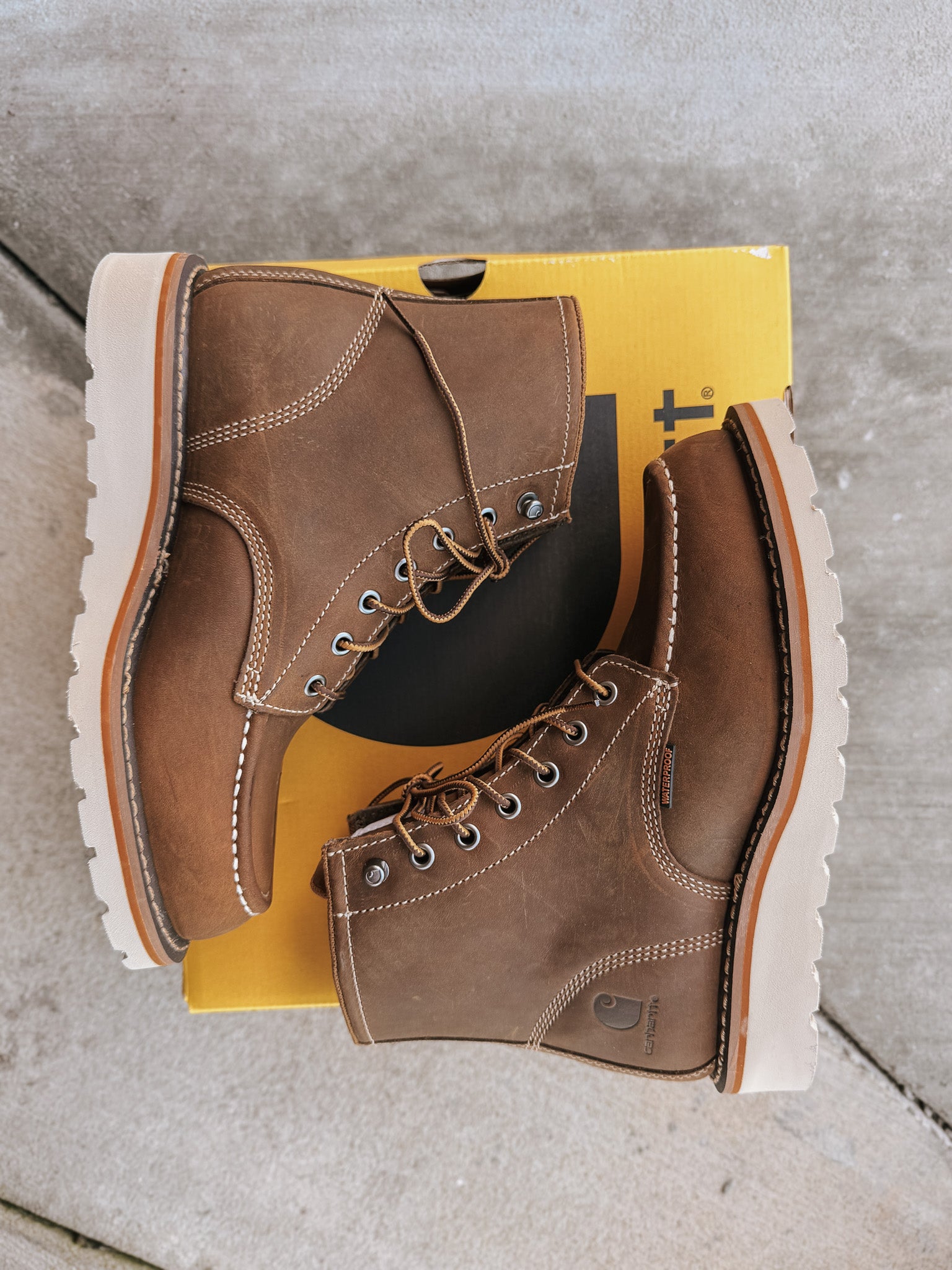 Women's Carhartt 6" Wedge Moc Toe Waterproof Boots