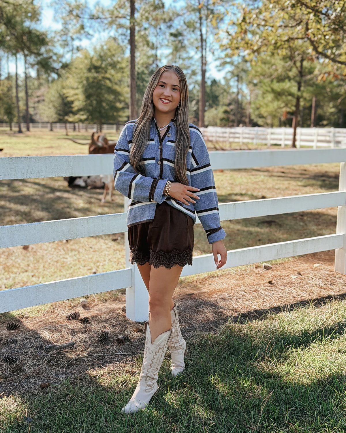The Stevie Stripe Cardigan