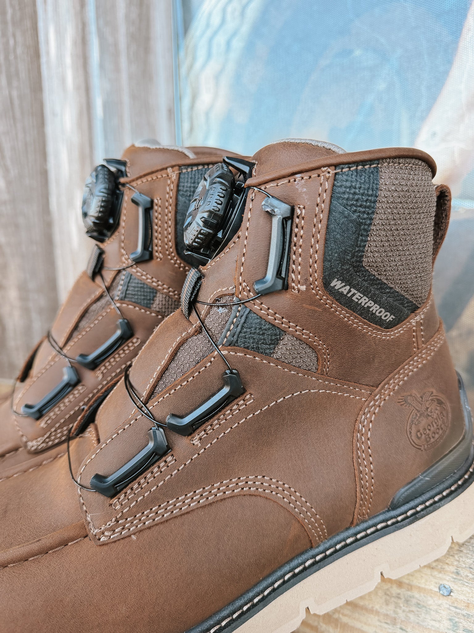 Men's Georgia 6" Carbon Flex BOA® Waterproof Carbon Moc Toe Work Boot