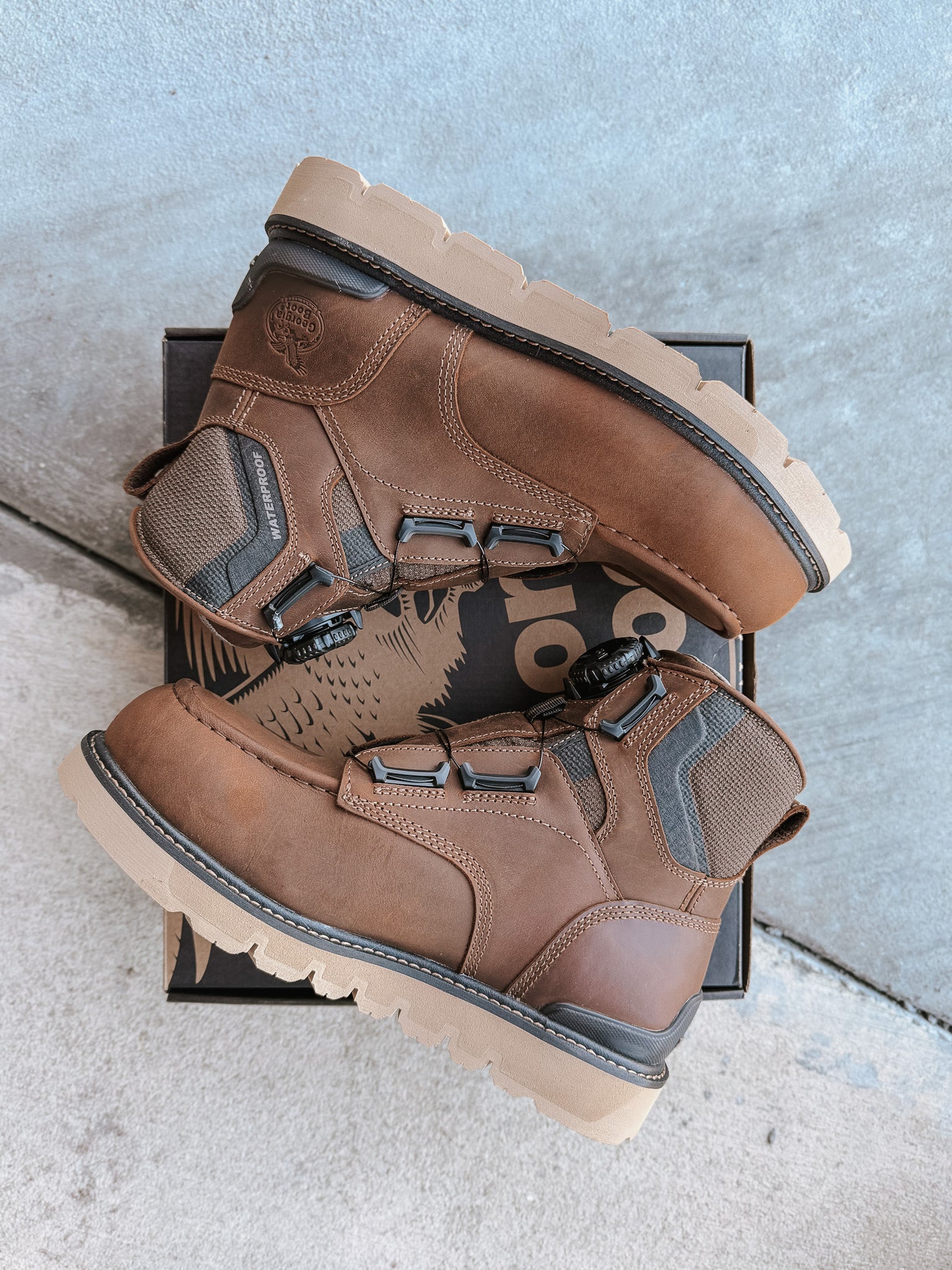Men's Georgia 6" Carbon Flex BOA® Waterproof Carbon Moc Toe Work Boot