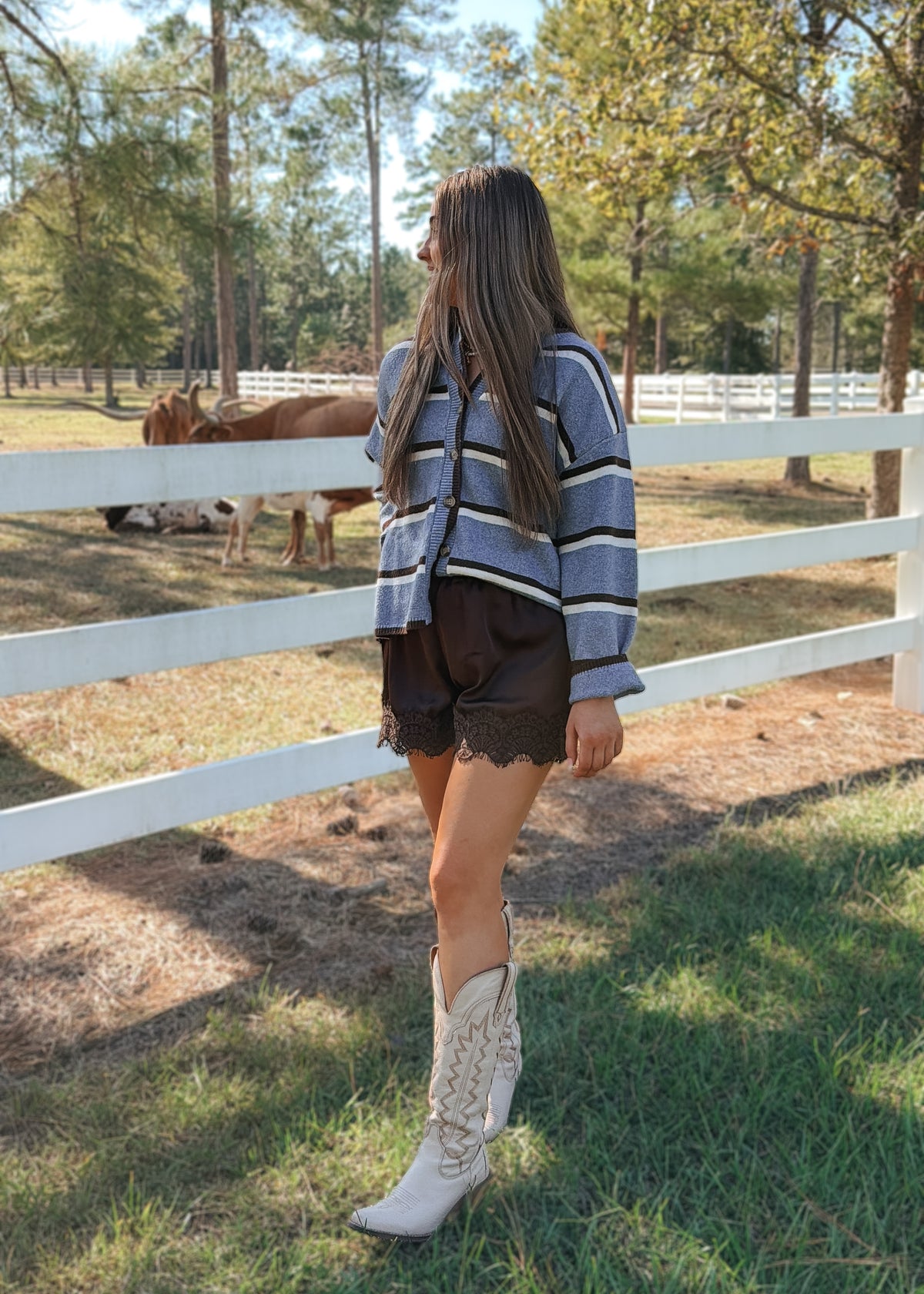 The Stevie Stripe Cardigan