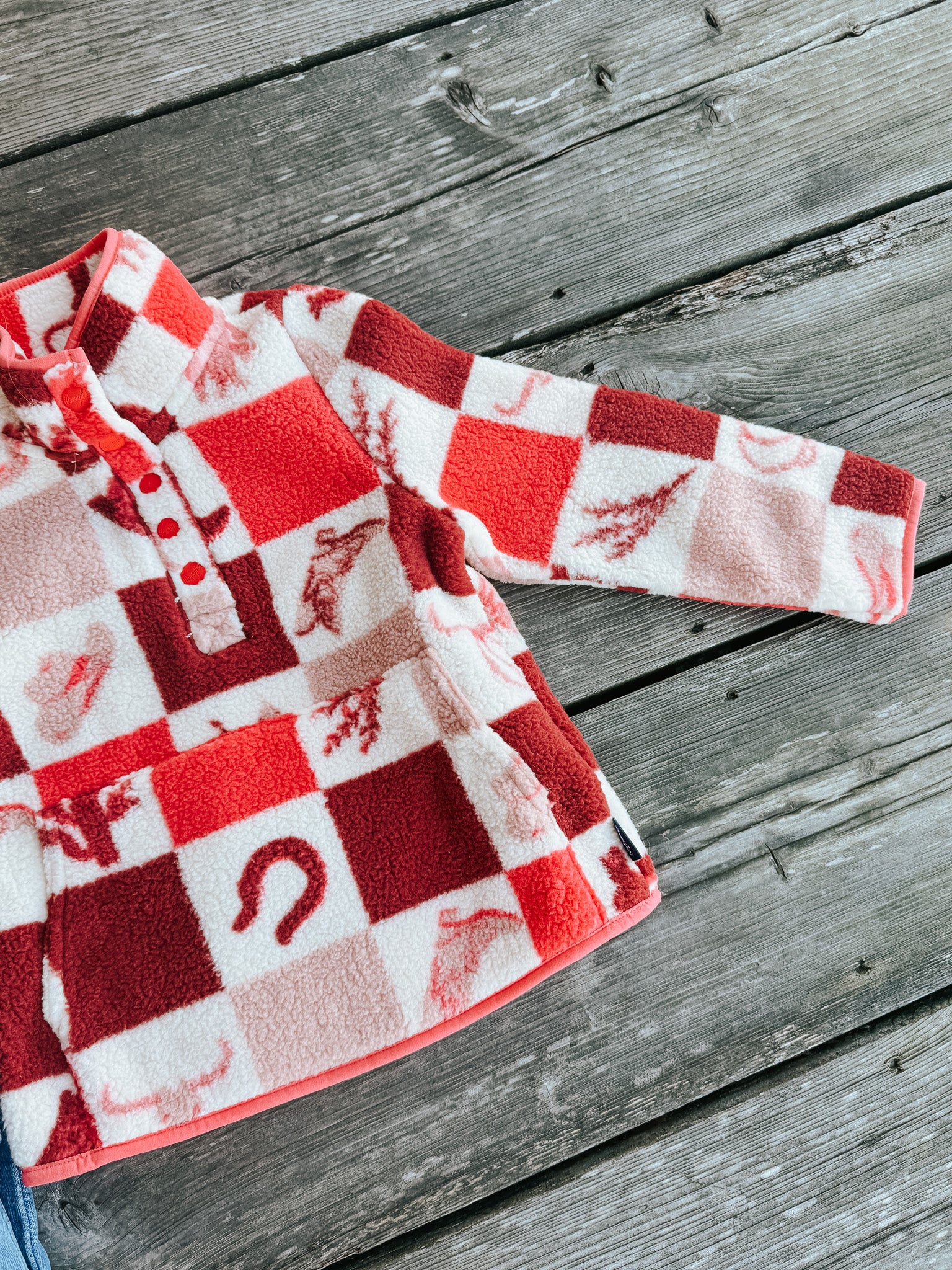 Wrangler Girl's Western Icon Sherpa Pullover