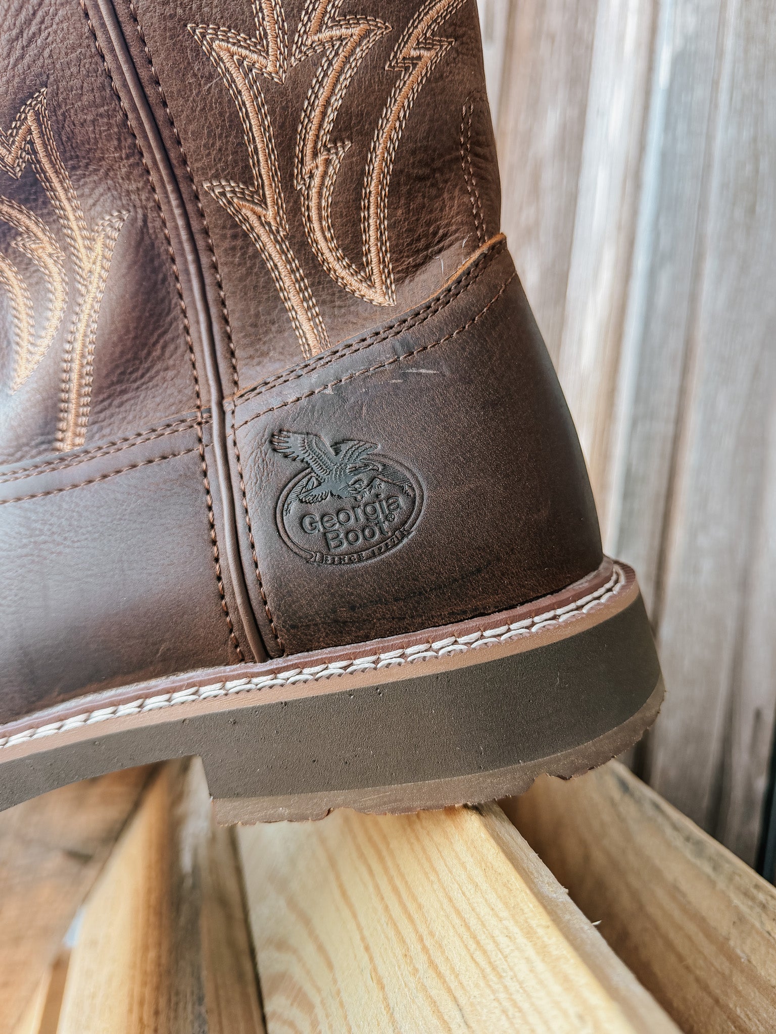 Men's Georgia Core 37 11" Steel Toe Western Work Boots