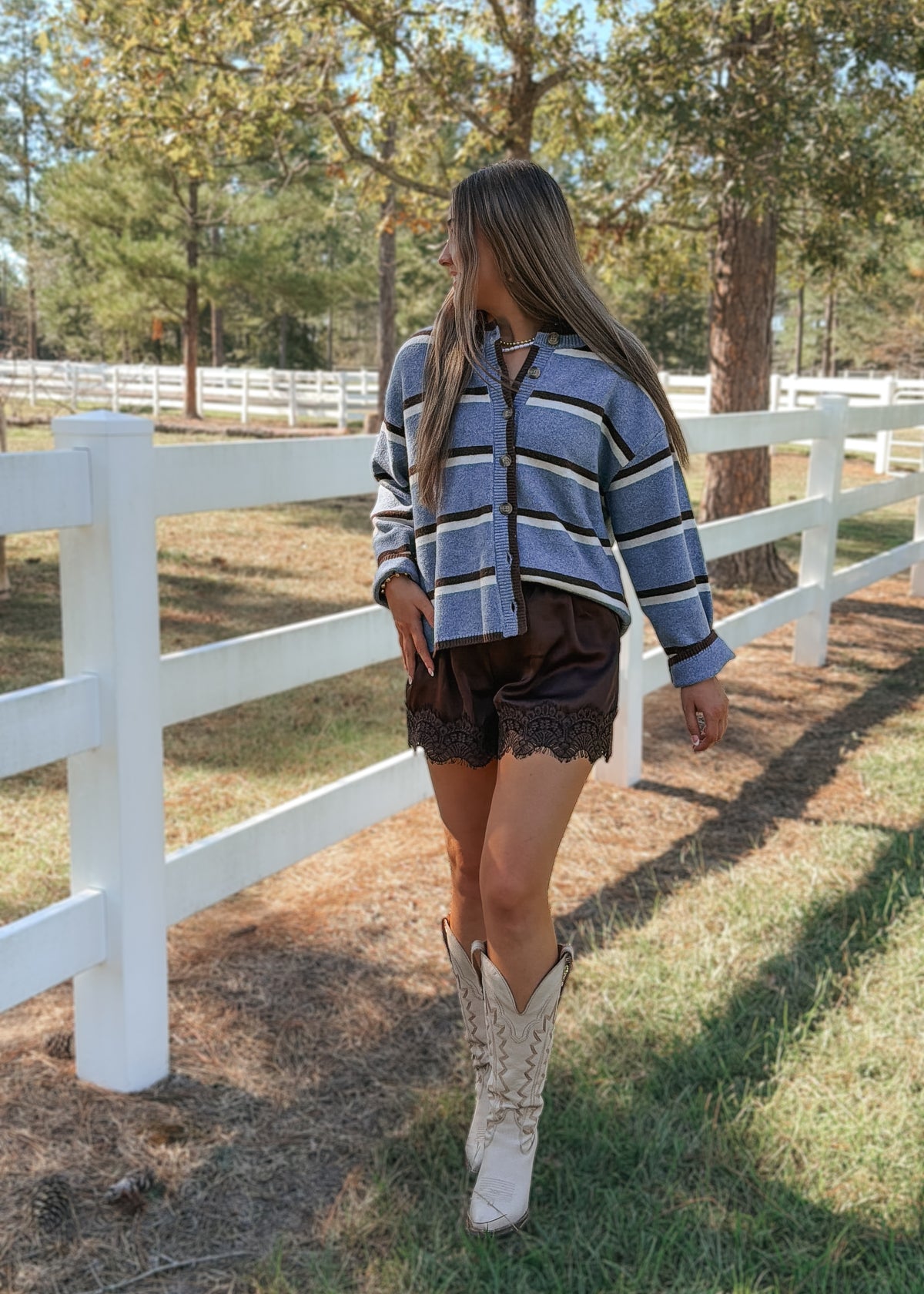 The Stevie Stripe Cardigan