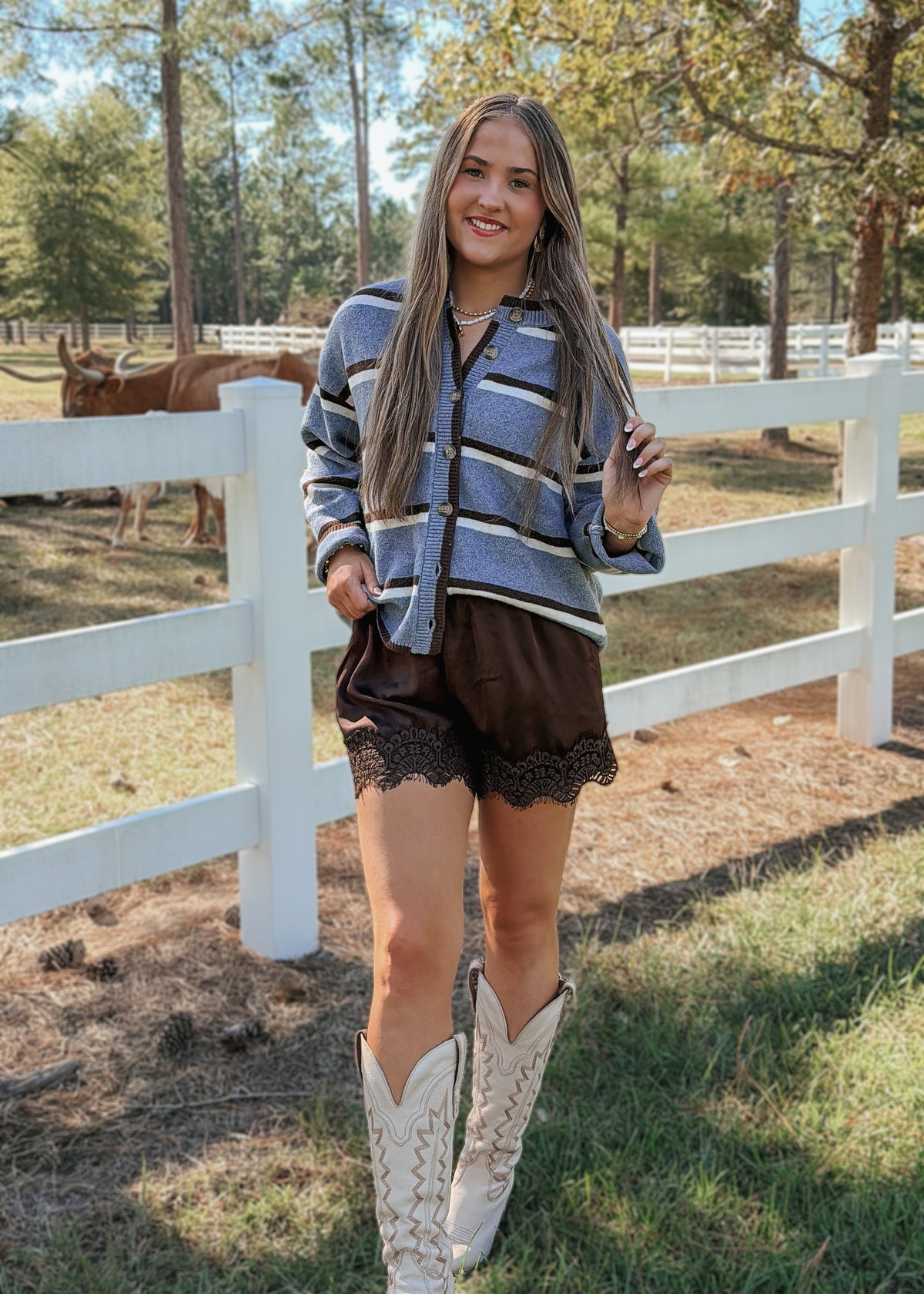 The Stevie Stripe Cardigan
