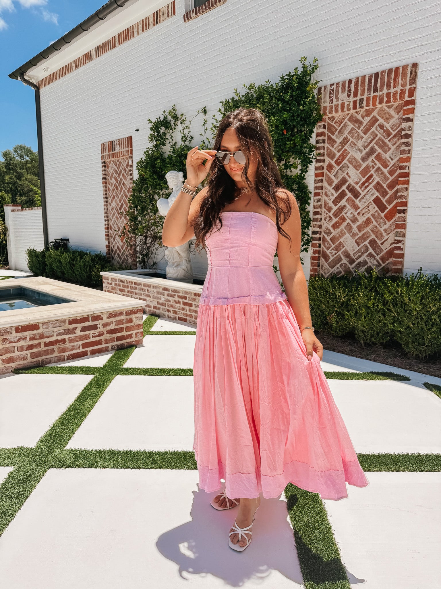 Simple and Easy Maxi Dress in Pink