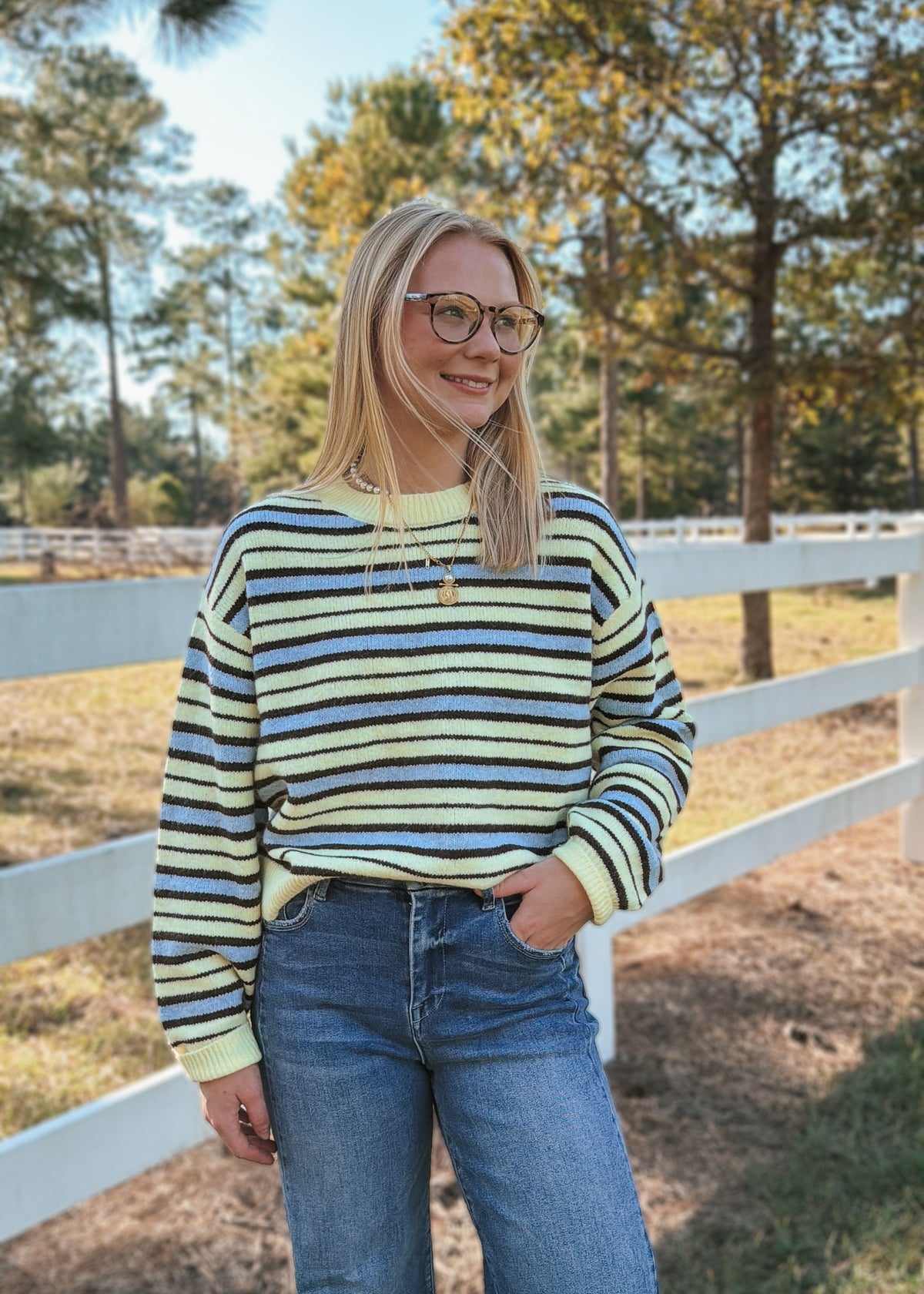 Casual Cute Stripe Top