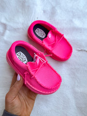 Hey Dude Wally Toddler Funk Mono Electric Pink