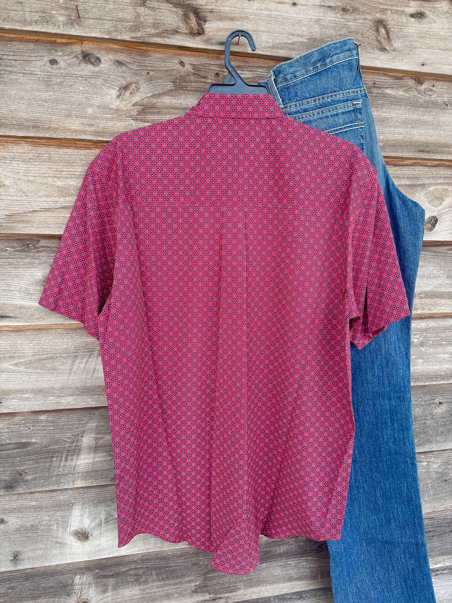 Men's Cinch Geometric Print Button-Down Western Shirt