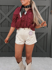 The Getaway Shorts in Tan