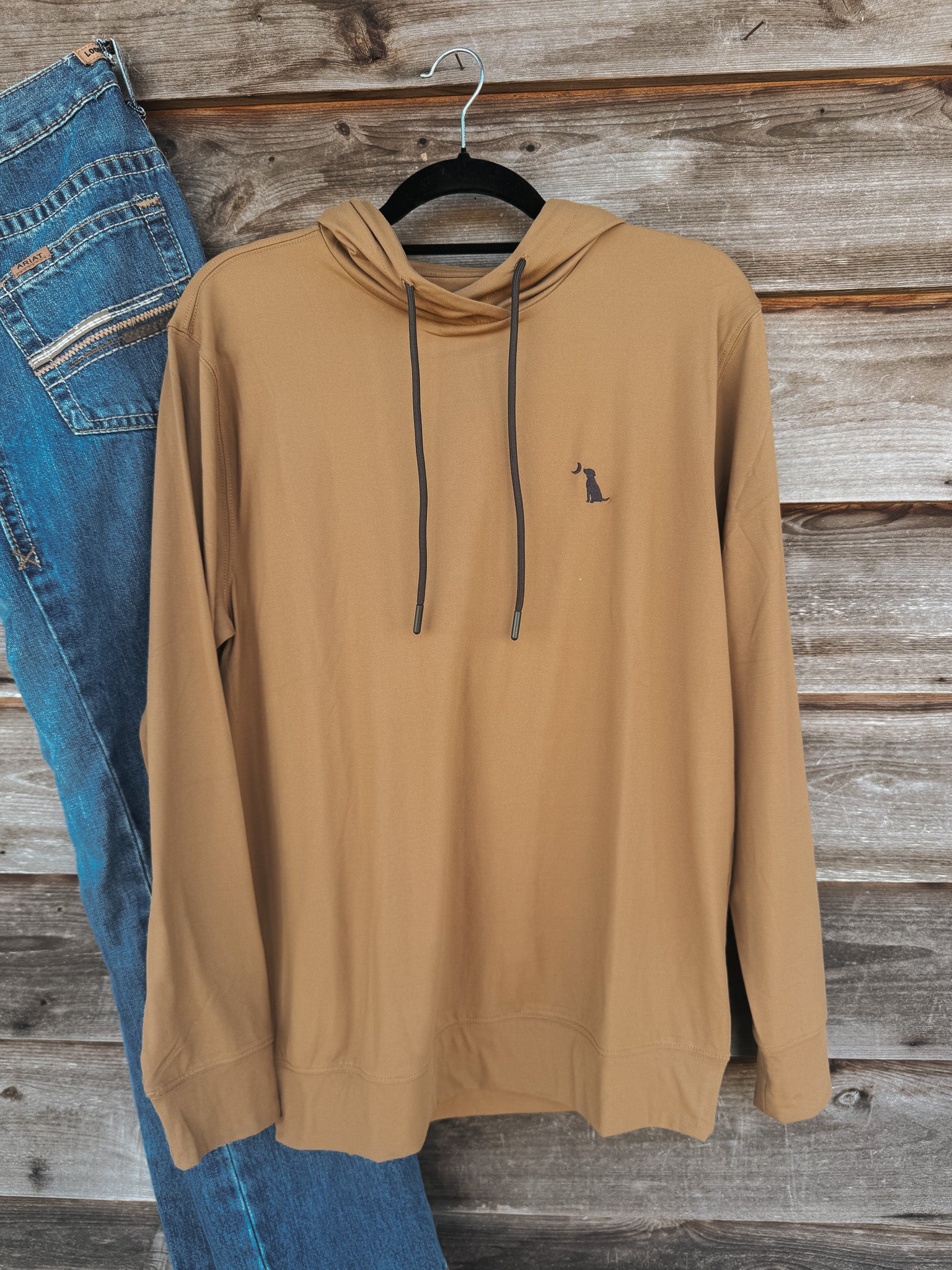 Men's Local Boy Hemlock Hoodie in Rust